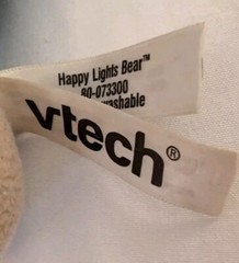 Baby Toy VTech Happy Light Bear Music Baby Crib Toy Electronic Plush     