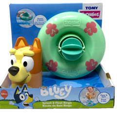 TOMY Toomies Bluey Splash and Float Bingo – Bath Toy Pour and Spin 18 months +