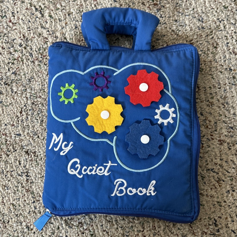 My Quiet Book Learning Book Count, Button,Zip,Tie,Touch,Machine Wash, Complete