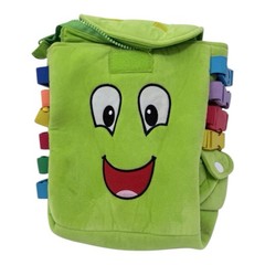 Buckle Toy – Buddy Activity Backpack – Educational Learning Toy with Zippered