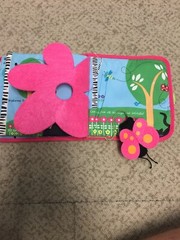 Manhattan Toy Blooming Garden Baby Book Crinkle Tabs