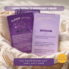 New Baby Activity Cards Newborn Sensory Play Development Activities 0 12 Months