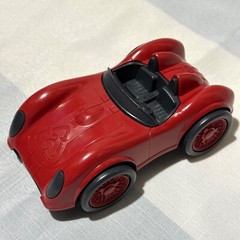 Green Toys Blue Flatbed Truck & Red Race Car Made in USA Excellent for Toddlers