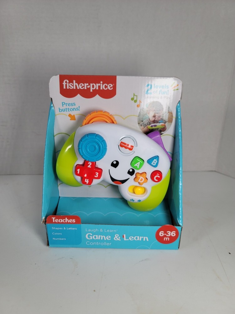 Fisher Price Game and Learn Laugh Controller COLORS NUMBERS SHAPES NEW NIB