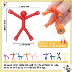 10Pcs Magnetic Travel People Fridge Magnets Sensory Fidget Toys for Kids Adults
