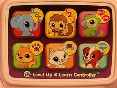 LeapFrog Level Up & Learn Controller Pink RARE VIDEO! NICE!
