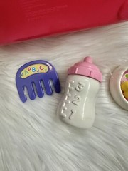Vtech Care for Me Learning Puppy Carrier Toy Includes Accessories Works Pink Dog