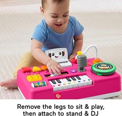 Fisher-Price Laugh & Learn Mix & Learn DJ Table, Musical Learning Toy for Baby