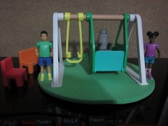 Lovevery The Connector Friends & Swing Set Figures Wheelchair