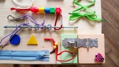 Montessori Toys Busy Board Activity desk Game Board Toddler Toys Travel toy