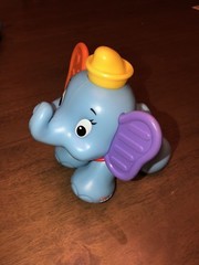 Dumbo Disney Baby 2012 Fisher Price Elephant Movable Clicker (S1)$