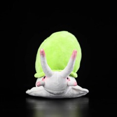 25cm Green Snail Leptopoma Nitidum Simulated Animal Soft Stuffed Doll Toy Gift