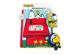 Peanuts Baby Deluxe Soft Book With Crinkle Sound & Removable Characters 0+ Month