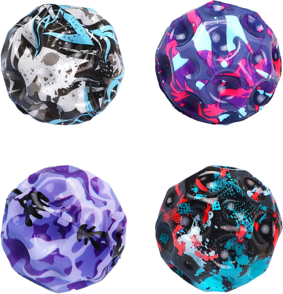 Moon Ball, Extreme High Bouncing Ball Moon Shape for Kids of All Ages, Improve H