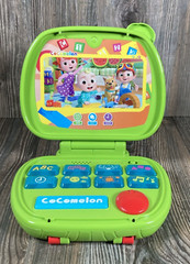CoComelon Sing & Learn Laptop Toy 60+ Learning Phrases Music Games, 18mos+ VIDEO
