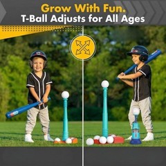Toddler Baseball Set with Manual Operation Safe Non Toxic Materials for Kids