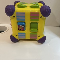 Vintage Mattel Sesame Street Electronic Sound Activity Cube 2001 Tested & Works