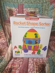 Early Learning Rocket Shape Sorter
