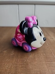 Disney OBALL O’BALL Go Grippers MInnie Mouse Toy Car For Baby Toddler!