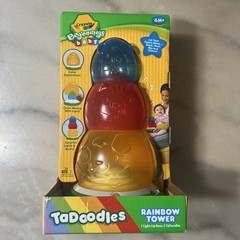 Crayola Beginnings Tadoodles Rainbow Tower Battery Sounds & Lights Toy VGUC