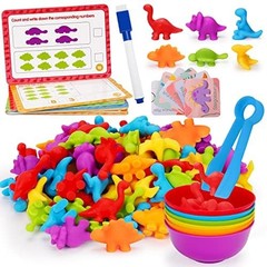 Counting Dinosaurs Montessori Toys for 3 4 5 Years Old Boys Girls Toddler Man…