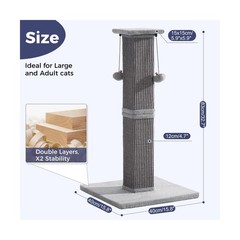 Large Cat Scratching Post with Heavy Duty Base 33″ Sturdy Squar… FAST USA SHIP