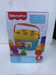 Fisher-Price Baby’s First Blocks Stacking & Shape Sorting Toy, 10 Pieces