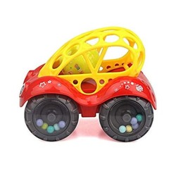 Rattle & Roll Car, 3-12 Months Baby Toys 5 inch boy and Girl Infant Toy Vehicles