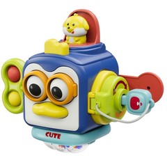 OSIMILY Toys for 1 Year Old Boy, Busy Cube Montessori 1+ Small, Blue