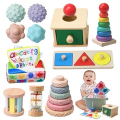 Montessori Toys for Babies 6-12 Months,1 Year Old,8 in 1 Learning Educational…
