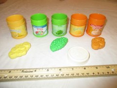 Fisher Price Fun Food Baby Meal Time PICK ONE part carrot banana peas jar lid