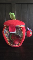 The Very Hungry Caterpillar Eric Carle Apple Plush Toy Baby Toddler Fruit 2010