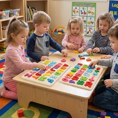 Wooden Puzzles for Kids Alphabet Numbers ABC Learning Educational Toys Toddlers