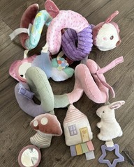 Spiral Car Seat & Stroller Activity Toys Unisex 0-6 Months-2 Set of 2