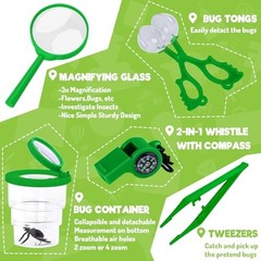 Kids Explorer Kit & Bug Catching Kit, 16 Pcs 11 Pcs Outdoor Exploration Kit