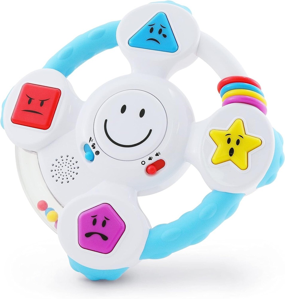 DMG PKG My Spin & Learn Steering Wheel Interactive Toy Lights and Sounds