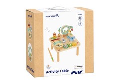 Wooden Baby Activity Table Bead Maze Xylophone Shape Sorter Learning Toy