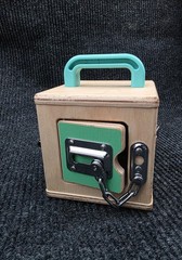 Lovevery Wooden Lock Box Latches Montessori Toy The Pioneer Play Kit