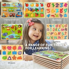 Educational Learning Preschool Puzzles for Boys & Girls