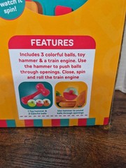 Playhop Hammer & Ball Train Engine Helps Hand/Eye Coordination & Fine Motor…