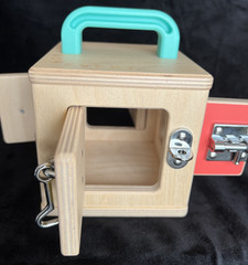 Lovevery Lock Box Cube Toy With Latches