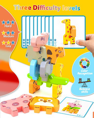 Toys for Toddlers 1-3, Montessori Toys for 1 2 3 4 Year Old Boys & Girls, Toy Ag
