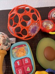 Infant/Toddler/Baby Lot Of Baby Toys Teething Variety Lot Of 8