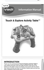 Vtech Touch And Explore Activity Table Replacement Phone