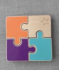 Lovevery Chunky Wooden Jigsaw Puzzle- “The Companion” Kit. 22-24 months