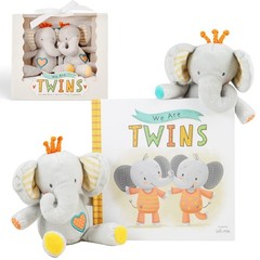 Baby Gift Set for Twins Newborn & Infant – 3-Piece, Multicolor – Rhyming Baby…