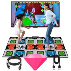 Wireless TV Dance Mat Games Silver Gray Fitness Fun