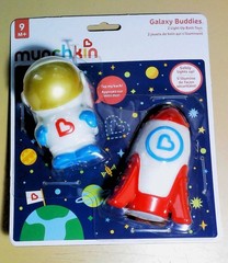 Munchkin Galaxy Buddies Light Up Bath Toy Unisex 9 Months+ 2 Pack
