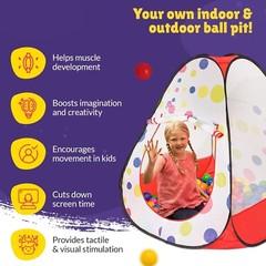 Piscina De Bolas Para Bebes Casa De Juegos Pelotas Para Niños Y Niñas En Oferta.