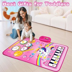 Toys for 1 Year Old Girl Gifts: Baby Music Mat Toddler Toys Age 1-2 – 3 in 1 …